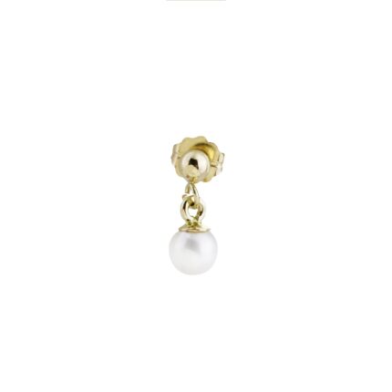 White Pearl Dangling Earrings